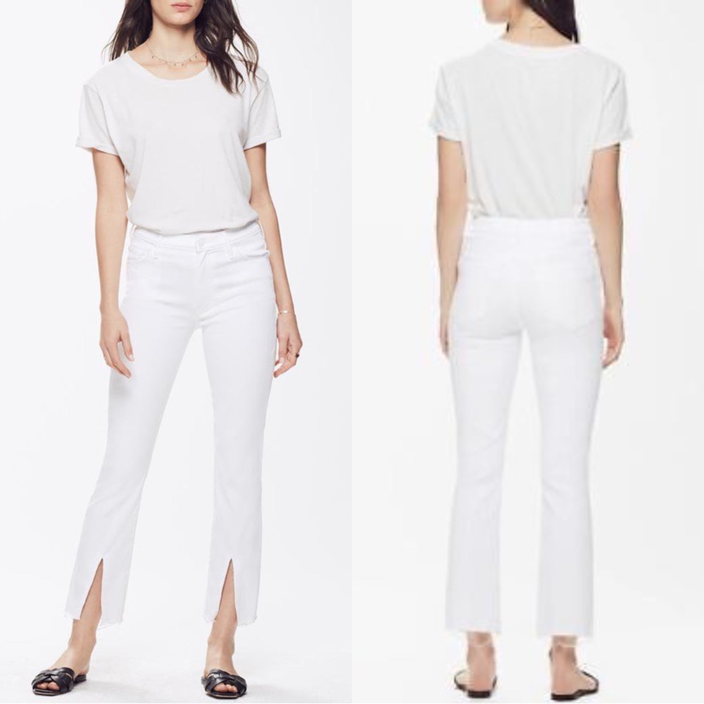 Mother Insider slit ankle fray NWT